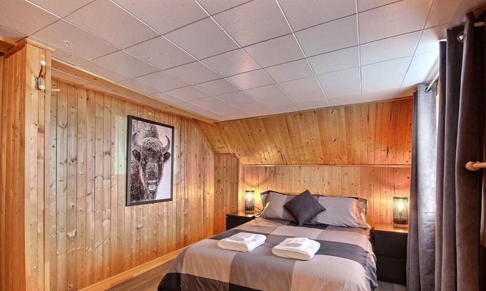 Petite-Riviere-Saint-Francois Casa | Le Chic-Rustique - SPA, Plaisir, Relaxation 🔥🍷⛷