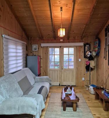 Pinto Apartamento | Cabaña Los Lleuques, Descanso en Cordillera a orillas del río Renegado
