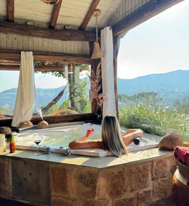Caraa Cabina | Cabana Araucária - Trilha do Mato