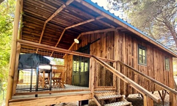 Sigean Cabina | Cabane 3 étoiles - Piscine - eehdah
