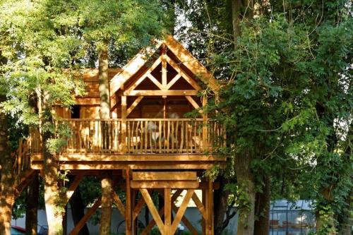 Maisse Otro | Cabane perchée luxe avec jacuzzi Domaine du Marais Maisse
