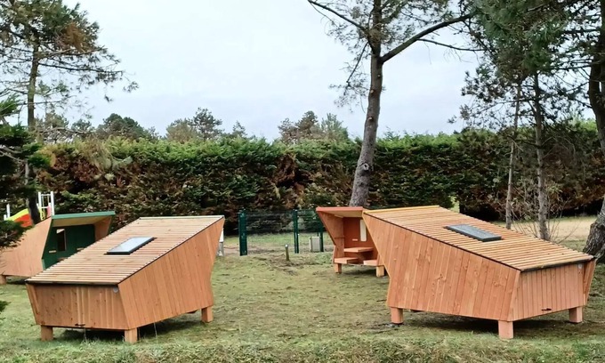 Creances Cabina | Cabane Sauterelle 2 Personen