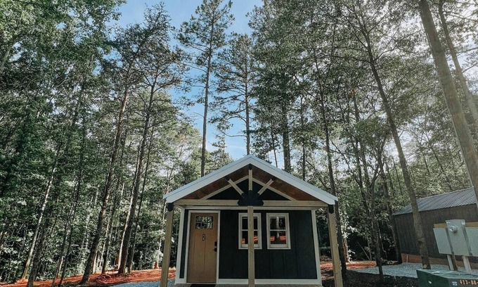 Hartwell Alquiler De RV | Hartwell Cabins and RVs is located in the serenity of the woodlands! This newly built 450 sq