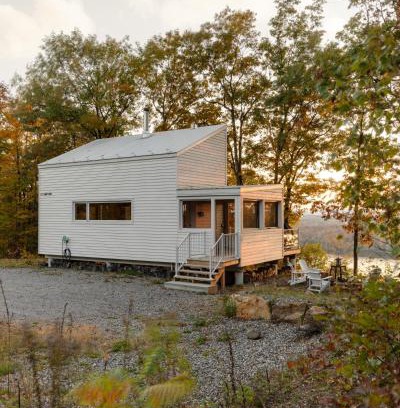 Saint-Aime-du-Lac-des-Iles Chalet De Esquí | Cabin N1 Les Grand'Pares Lake view Jacuzzi