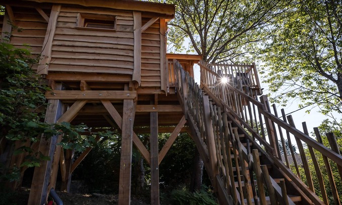 Urcuray Cabina | Cabane d'Annie-Cabaña de madera-Confortable-Baño con bañera-Vista a la Montana
