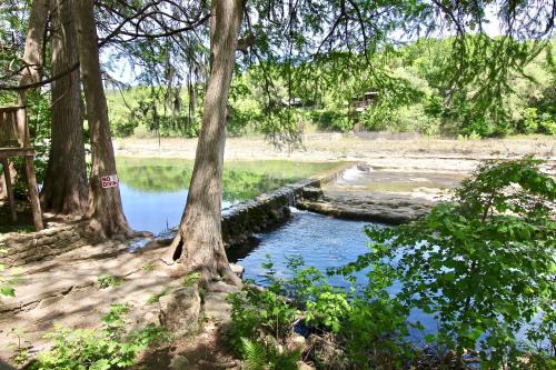 New Braunfels Apartamento | Cabin on the Chute