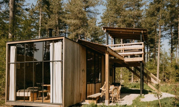 Maaseik Casa | Cabin with covered terrace at a height of 3.5 metres