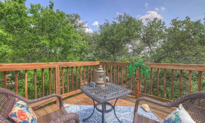 Fredericksburg Casa | Cactus Flower Treehouse-pet Friendly-hill Country Views!