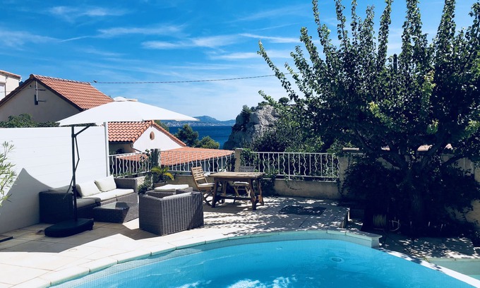 Niolon Apartamento | Calanque de Niolon: Loft con vista al mar