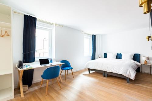 Faubourg-Raines Apartamento | Calme & Chic bleu - Proche gare et centre