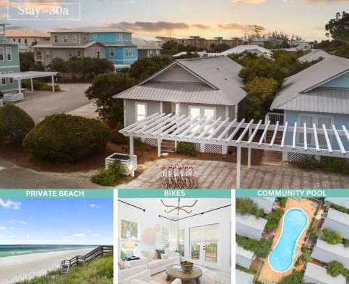 Seacrest Casa | Camp Creek Cottage by Stay on 30A- Pool, Bikes, Private Beach Access