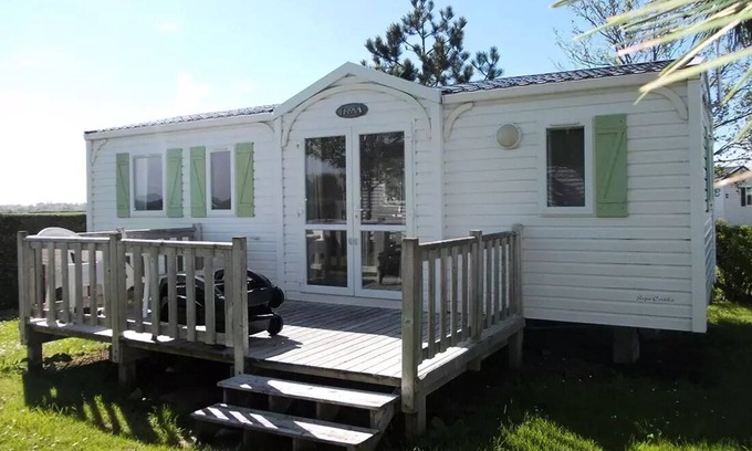 Varaville Casa | Camping Les Peupliers **** - Casa móvil 4 habitaciones 6 personas