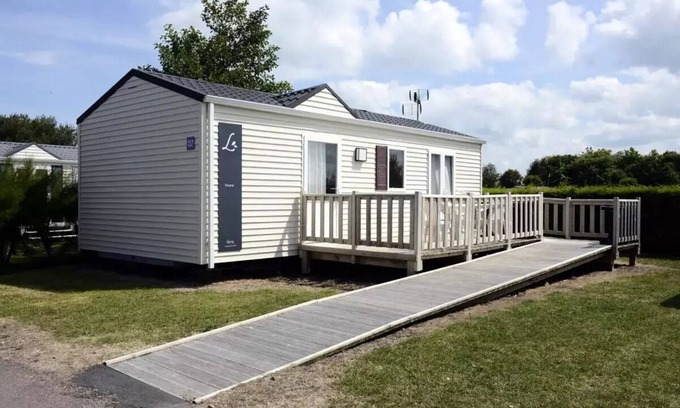 Varaville Casa | Los álamos de camping **** - Casa móvil 3 habitaciones 4 Personas PRM