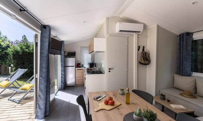 Saint-Clement-des-Baleines Casa | Camping Romanée La Plage **** - Premium 3-room mobile home for 4 people