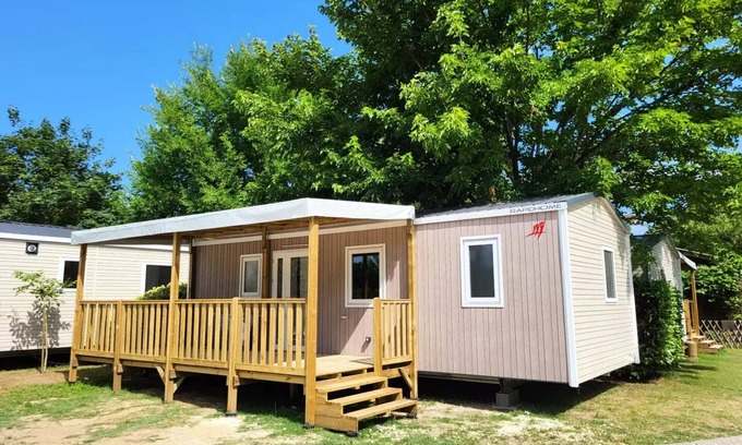 Saint-Antoine-de-Breuilh Casa | Camping Village La Rivière Fleurie**** - Premium 4-room mobile home for 6 people Air-conditioned