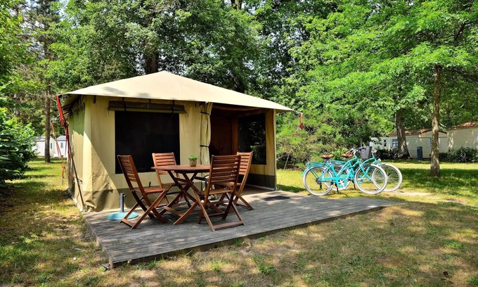 Combreux Casa | Camping Étang de la Vallée* - Nature Lodge 3 rooms 4 people Without sanitary facilities