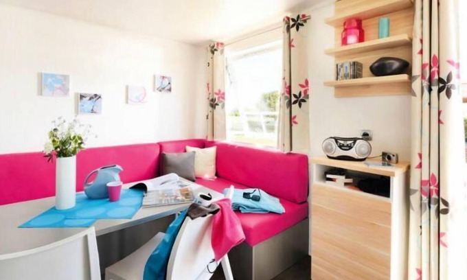 LHoumeau Apartamento | Camping Au Petit Puerto de Houmeau **** - Casa móvil Luna 2 habitaciones para 2 personas