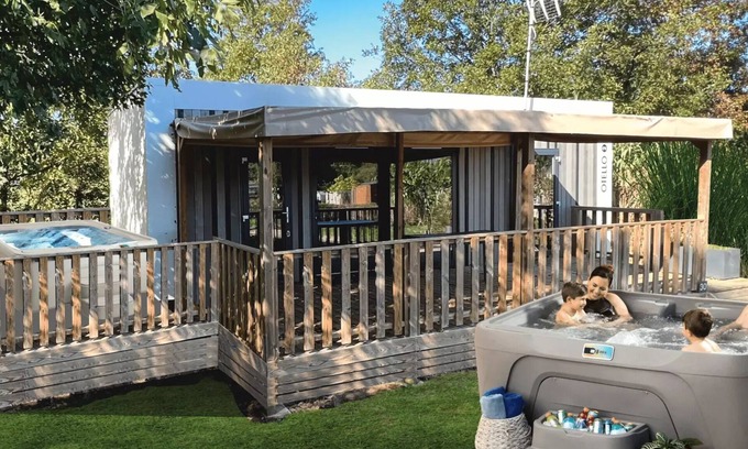 Sainte-Foy Casa | Camping Au Pré de l'Etang - Casa móvil Otello Duo Premium 3 habitaciones 4 personas
