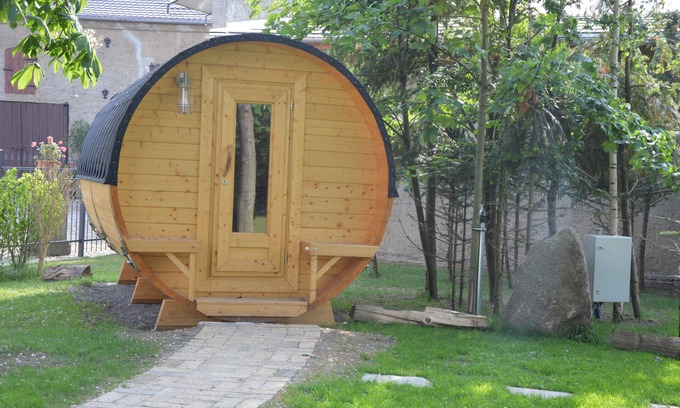 Krostitz Alquiler De RV | Camping Barrel Bunge 2 with Shared Garden and Wi-Fi