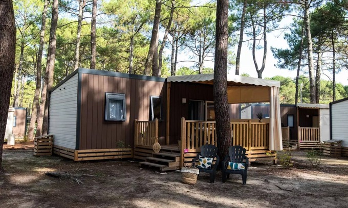 Biscarrosse Plage Casa | Camping Campéole Plage Sud **** - Cottage 4 Rooms 6 People + TV