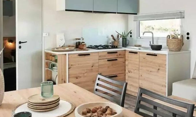 Aubigny-les-Clouzeaux Casa | Camping Campilo **** - Premium Lake Cottage++ 4 Rooms 2 Sdb 6 People Air-Conditioned - Waterfront
