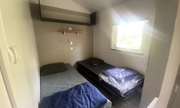 Aubigny-les-Clouzeaux Casa | Camping Campilo **** - Mobil-Home Confort 4 Rooms 6 People + TV