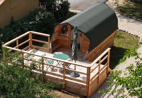 Lanas Otro | Camping de l'arche Roulotte géodésique