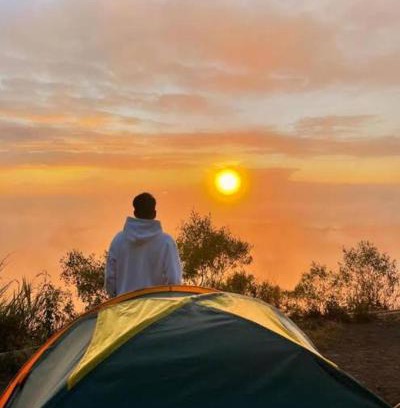 Sei Pinang Otro | Camping di gunung batur, dan sarapan