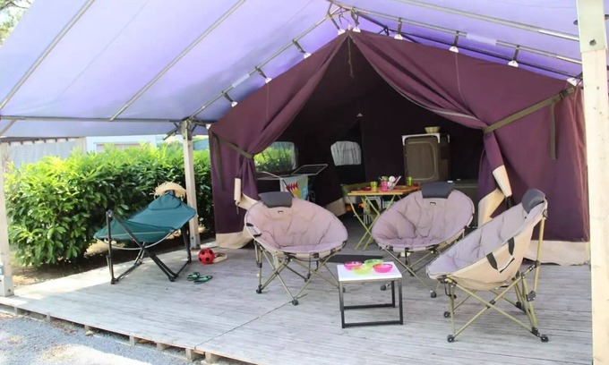 Asserac Casa | Camping Pont Mahé *** - tienda Aloha 3 habitaciones 5 Personas