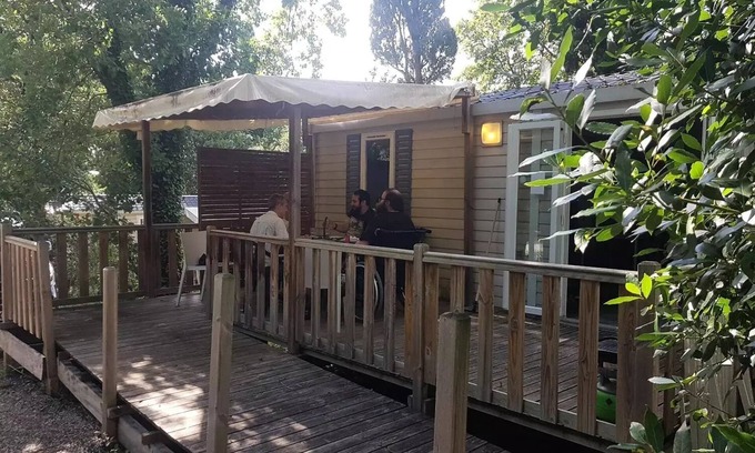 Saint-Paul-Trois-Chateaux Casa | Camping de la Colline *** - 2 bedroom mobile home GRAND COMFORT HELIOS air-conditioned PMR 6 people