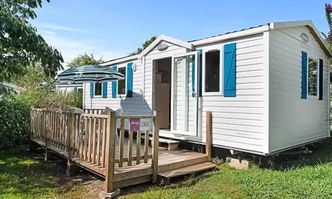 Camiers Casa | Camping La Dune Blanche*** - Classic 4-room mobile home for 6 people
