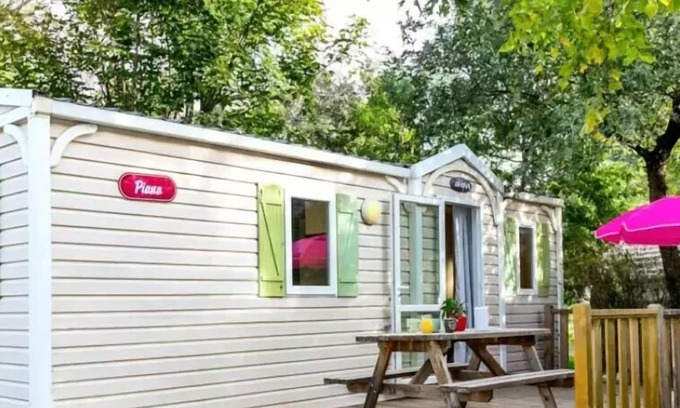 Nefiach Casa | Camping La Garenne*** - Mobile home Comfort 3 Rooms 6 People Air Conditioning
