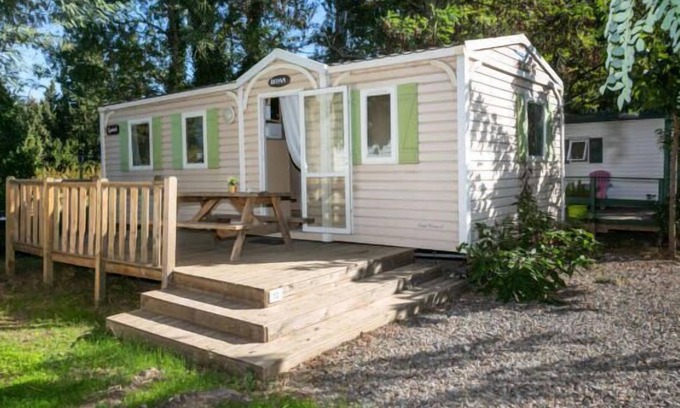 Nefiach Casa | Camping La Garenne *** - Casa móvil premium de 4 habitaciones para 6/8 personas