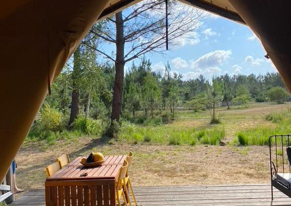 Carcans Otro | Camping la Kahute - Tente lodge au coeur de la forêt