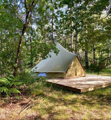 Carcans Otro | Camping la Kahute - Tente tipi au coeur de la fôret