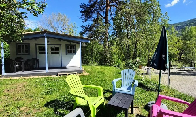 Annot Chalet De Esquí | Camping La Ribière*** - 2 room chalet 4 people Without Sanitary