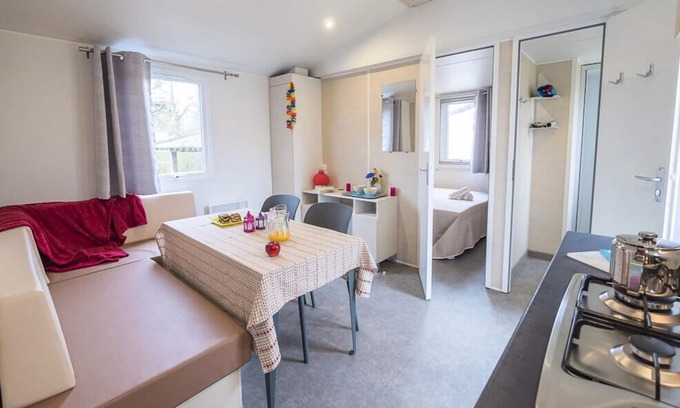 Isigny-sur-Mer Casa | Camping Le Fanal **** - Cozy 3 room mobile home for 4 people