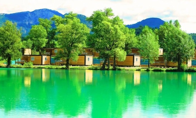 Chatillon-en-Diois Casa | Camping Le Lac Bleu*** - Bivouac on Stilts 2 Rooms 2 people Without Sanitary