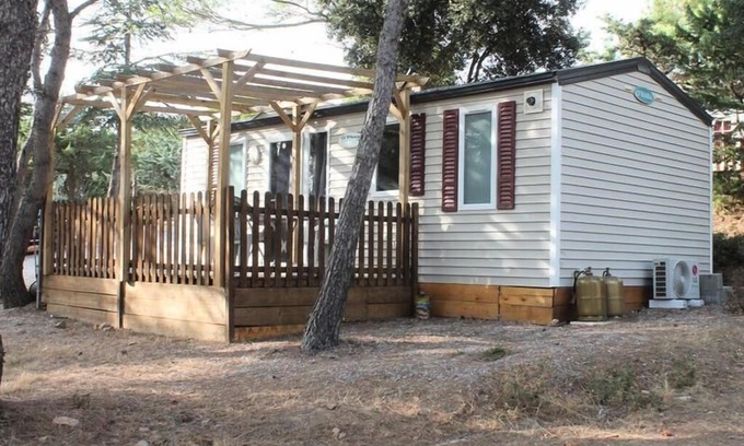 Fabrezan Casa | Camping Le Pinada *** - Mobilhome for 4 People