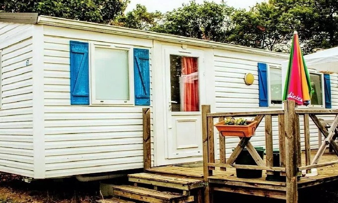 Verteillac Casa | Camping Le Pontis ** - Casa móvil 3 habitaciones 4 personas