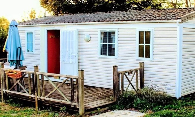 Verteillac Casa | Camping Le Pontis ** - Casa móvil 3 habitaciones 4/6 personas