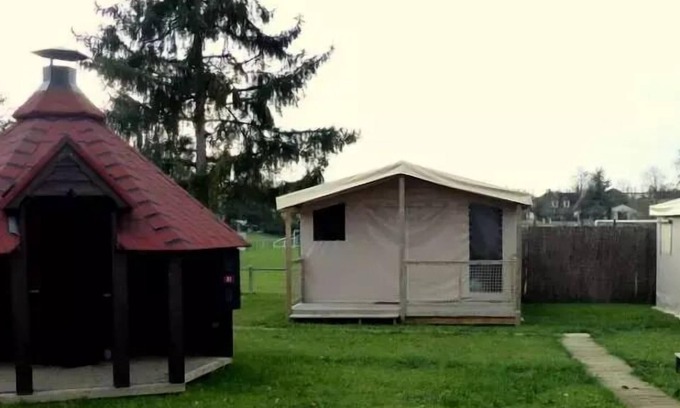 Verteillac Casa | Camping Le Pontis*** - 3-room African tent for 4 people Without sanitary facilities