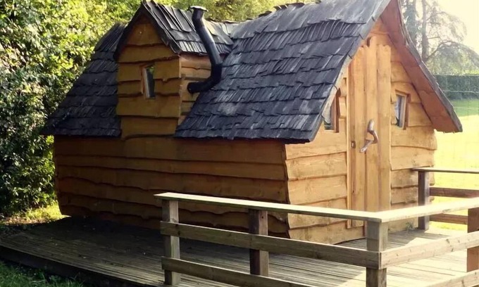 Verteillac Chalet De Esquí | Camping Le Pontis*** - Chalet house fairy tale 2 people