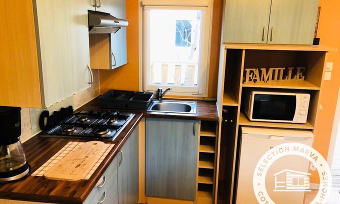 Grayan-Et-L'Hopital Casa | Camping Les Franquettes **** - Maeva Camping - 3-Room Mobile Home 4 People