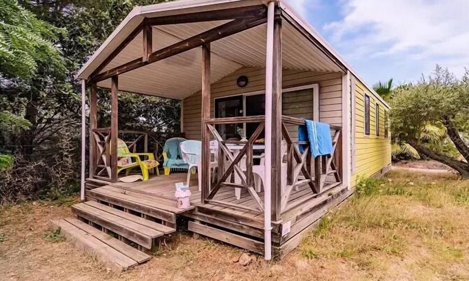 Laroque-des-Alberes Casa | Camping des Alberes **** - Móvil para la Casa 3 Habitaciones 4 personas