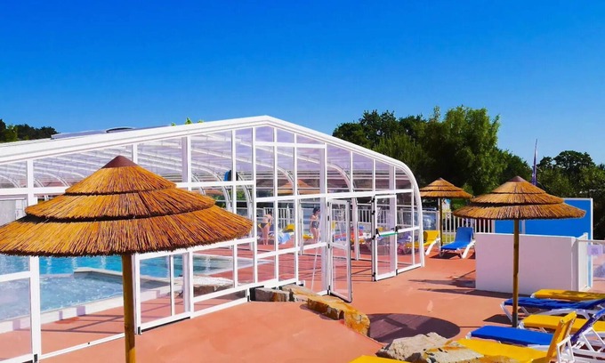 Les Moutiers-en-Retz Casa | Camping Les Brillas*** - Quattro 5 room mobile home 8 people