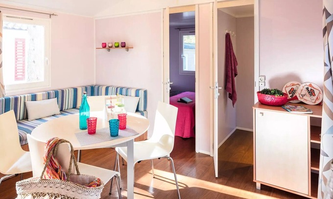 Regusse Casa | Camping Les Lacs du Verdon **** - Comfort Mobile Home 3 Rooms 4/6 People Air Conditioned