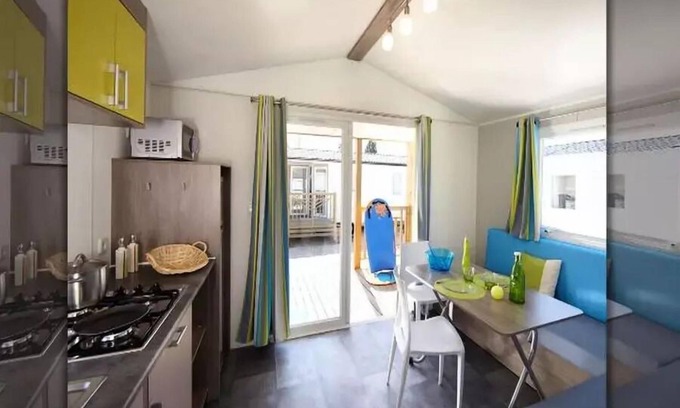 Saint-Paul-en-Born Casa | Camping La Clairière *** - Mobile home confort 3 Habitaciones + 4 Personas