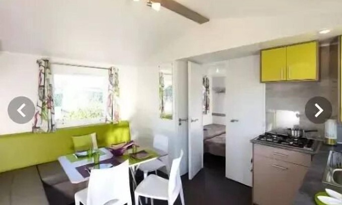 Saint-Paul-en-Born Casa | Camping maeva Escapades La Clairière **** - Mobile Home Confort+ 4 Rooms 6 People Air Conditioned + TV