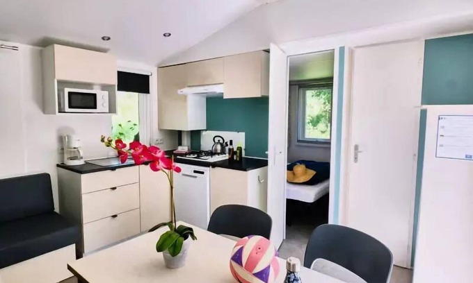 Recoubeau-Jansac Casa | Camping maeva Escapades Le Couriou **** - Premium Mobile Home 4 Rooms 6 People Air Conditioned